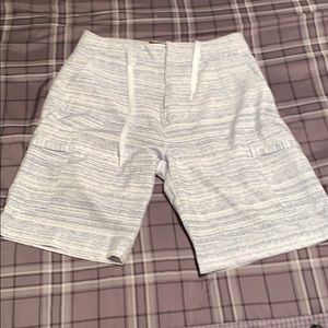 White/gray champs sports gear cargo shorts
